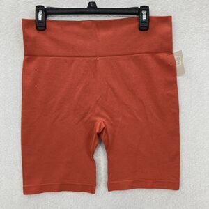 Maurices Womens Size 2X Orange Super Stretch Shorts‎ Comfort High Rise NWT